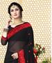 Picture of Delightful Black Georgette Saree