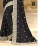 Picture of Marvelous Black Georgette Saree