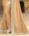 Picture of Well Formed Beige Georgette Saree