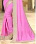 Picture of Superb Powder Pink Georgette Saree