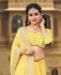 Picture of Sightly Yellow Georgette Saree