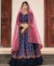 Picture of Excellent Navy Blue Lehenga Choli