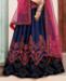 Picture of Sightly Navy Blue Lehenga Choli