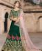 Picture of Excellent Dark Green Lehenga Choli