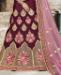 Picture of Statuesque Wine Lehenga Choli