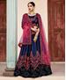 Picture of Sightly Navy Blue Lehenga Choli