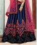 Picture of Sightly Navy Blue Lehenga Choli