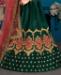 Picture of Beautiful Dark Green Lehenga Choli