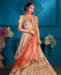 Picture of Well Formed Light Peach Lehenga Choli