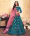 Picture of Enticing Blue Lehenga Choli