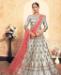 Picture of Excellent Steel Grey Lehenga Choli