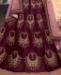 Picture of Resplendent Wine Lehenga Choli