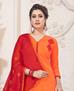 Picture of Ideal Orange Cotton Salwar Kameez