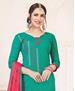 Picture of Fine Sea Green Cotton Salwar Kameez