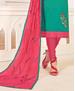 Picture of Fine Sea Green Cotton Salwar Kameez