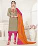 Picture of Grand Grey Straight Cut Salwar Kameez