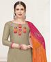 Picture of Grand Grey Straight Cut Salwar Kameez