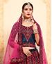 Picture of Fascinating Dark Blue Lehenga Choli