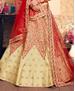 Picture of Alluring Cream Lehenga Choli