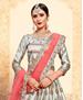 Picture of Excellent Steel Grey Lehenga Choli