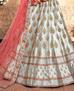 Picture of Excellent Steel Grey Lehenga Choli