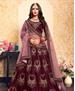 Picture of Resplendent Wine Lehenga Choli