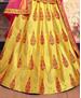 Picture of Delightful Yellow Lehenga Choli