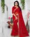 Picture of Alluring Red Net Saree