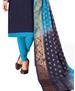 Picture of Enticing Navy Blue Cotton Salwar Kameez