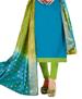 Picture of Elegant Sky Blue Cotton Salwar Kameez