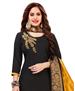 Picture of Gorgeous Black Cotton Salwar Kameez