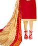 Picture of Shapely Red Cotton Salwar Kameez