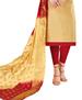 Picture of Fine Cream Cotton Salwar Kameez