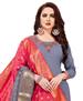 Picture of Fascinating Grey Cotton Salwar Kameez