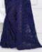 Picture of Excellent Navy Blue Net Saree