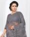 Picture of Sublime Grey Net Saree