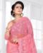 Picture of Marvelous Pink Net Saree