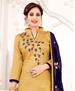 Picture of Ideal Beige Cotton Salwar Kameez