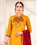 Picture of Grand Musturd Yellow Cotton Salwar Kameez