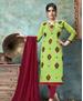 Picture of Charming Green Cotton Salwar Kameez