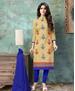 Picture of Fascinating Beige Cotton Salwar Kameez