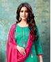 Picture of Beautiful Sea Green Cotton Salwar Kameez