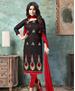 Picture of Nice Black Cotton Salwar Kameez