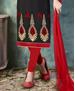 Picture of Nice Black Cotton Salwar Kameez