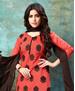 Picture of Lovely Orange Cotton Salwar Kameez