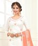 Picture of Fascinating White Cotton Salwar Kameez