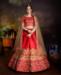 Picture of Well Formed Red Lehenga Choli