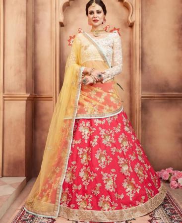 Picture of Grand Red Lehenga Choli