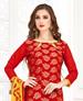 Picture of Splendid Red Cotton Salwar Kameez