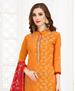 Picture of Comely Orange Cotton Salwar Kameez